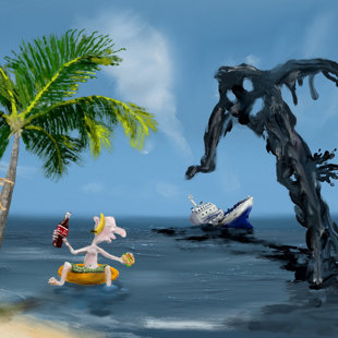 Defense Line (digital painting, May 2015)