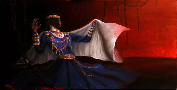 painting "Blue Dress..." (October 2013)